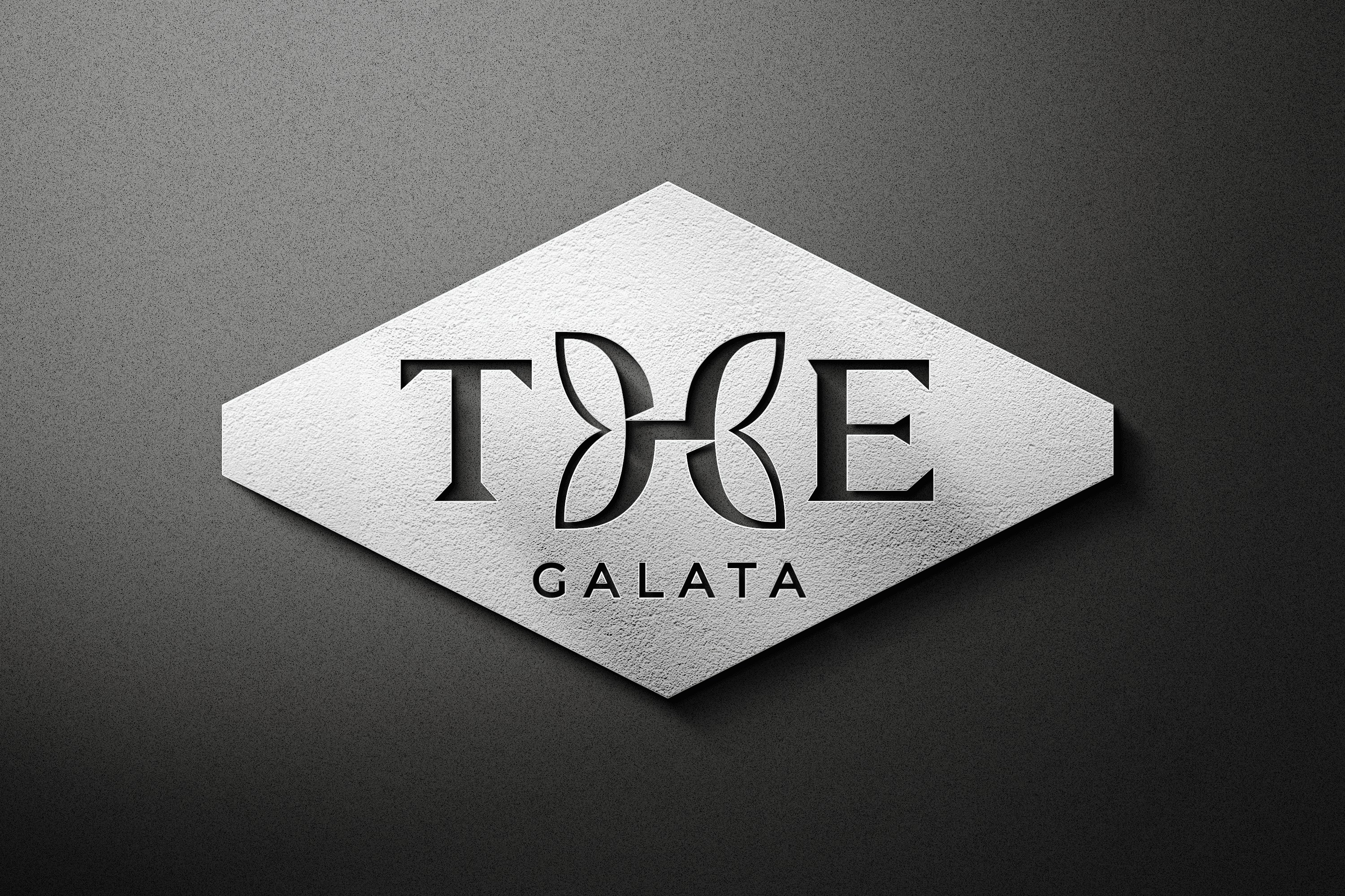 Brand identity design for THE hotel